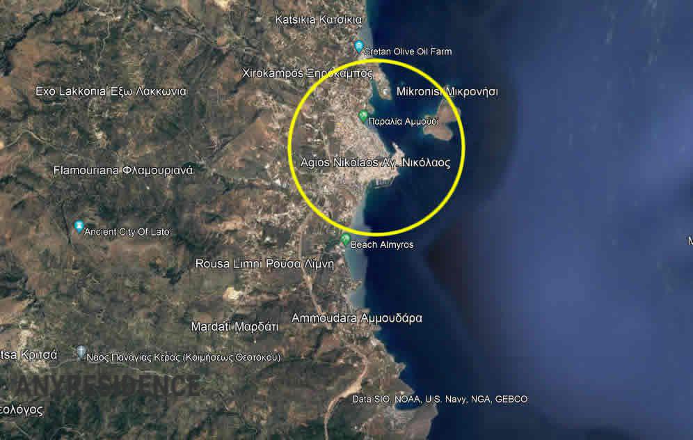 Development land Agios Nikolaos (Crete), photo #2, listing #2322078