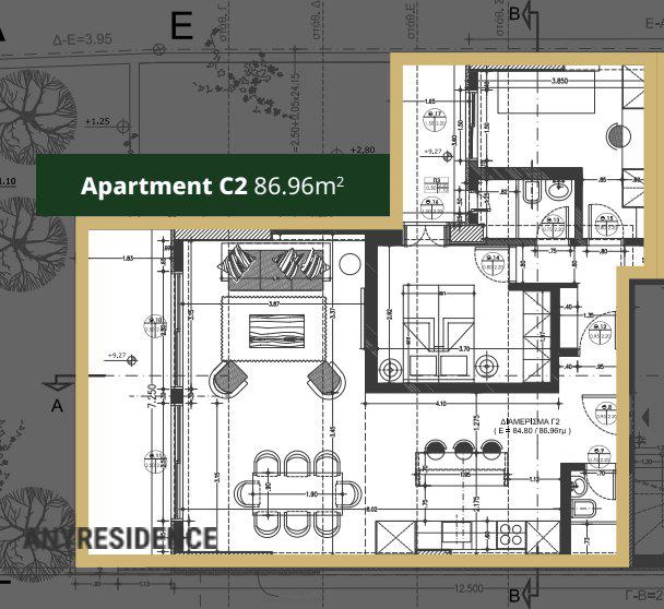 2 room apartment in Athens, photo #3, listing #2471006