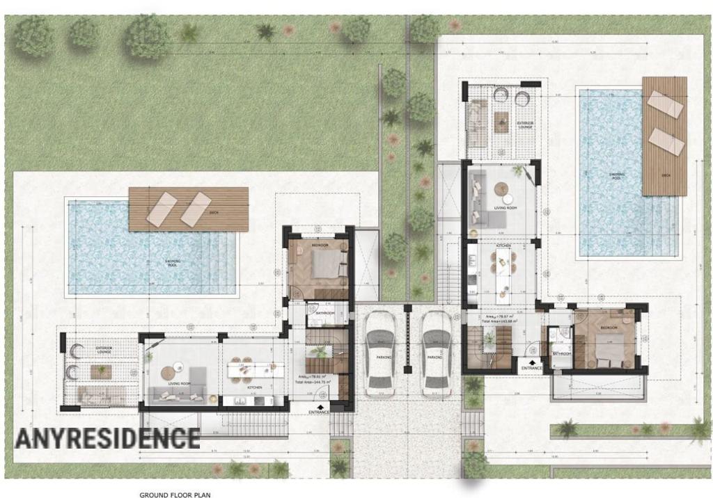 4 room villa in Sani, photo #7, listing #2510610