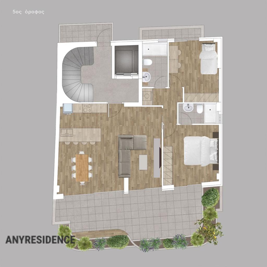 2 room apartment in Greece, photo #2, listing #2470468