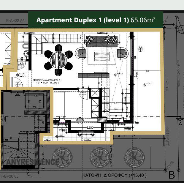 3 room terraced house in Athens, photo #6, listing #2470939