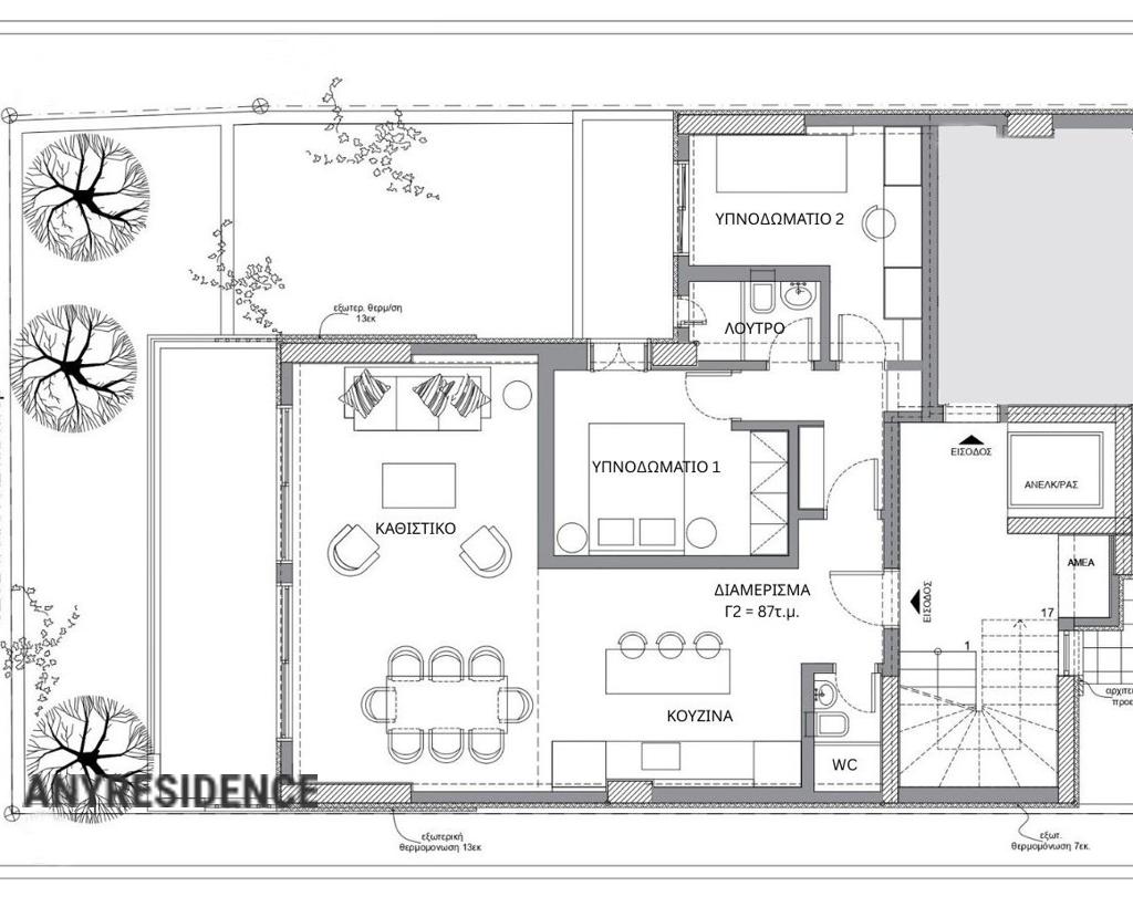 2 room apartment in Athens, photo #6, listing #2471006