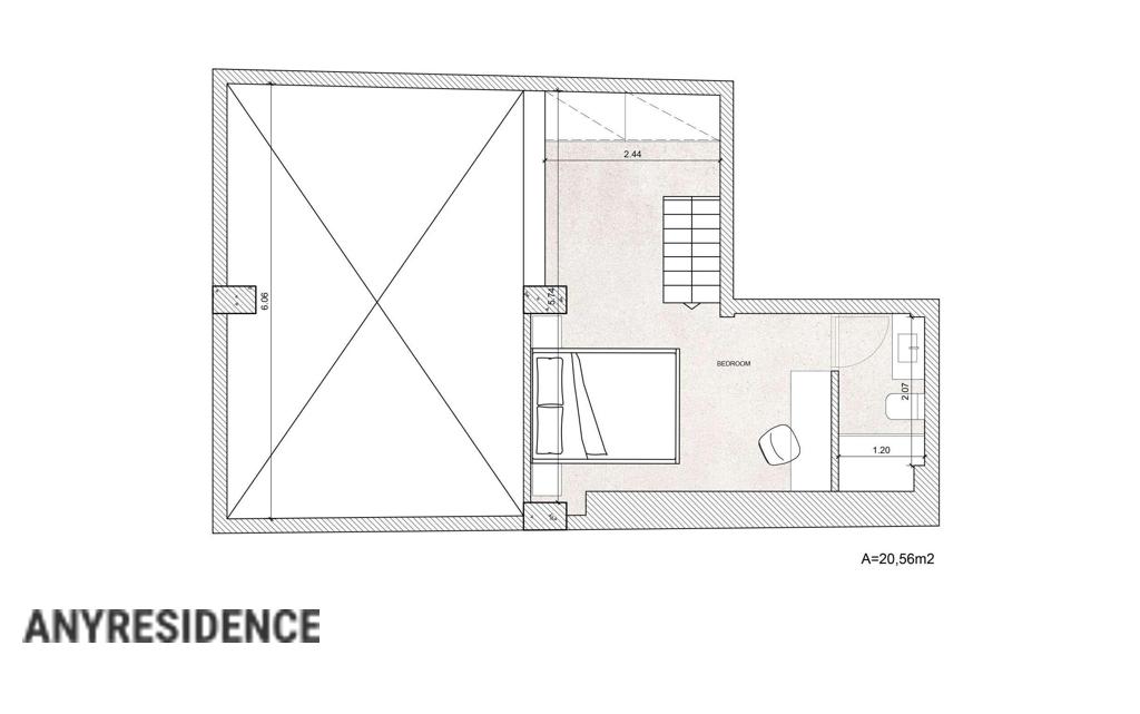 3 room new home in Athens, photo #7, listing #2531592