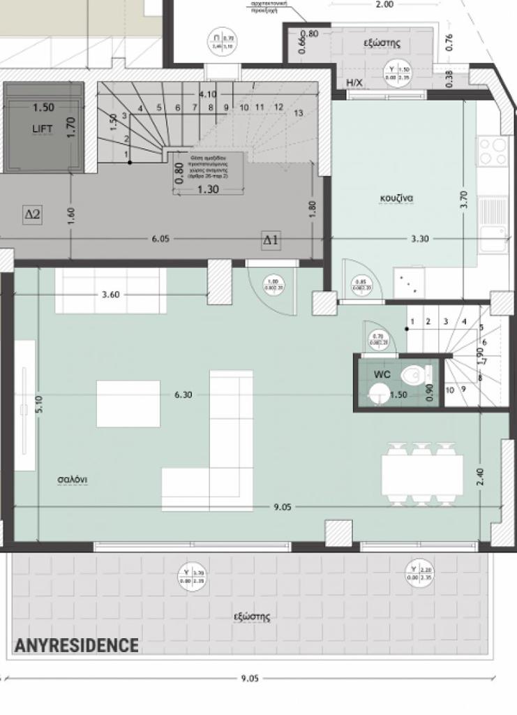 Townhome in Thessaloniki, photo #2, listing #2393409