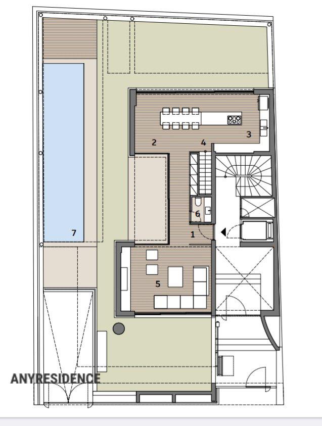 3 room terraced house in Attica, photo #4, listing #2470110