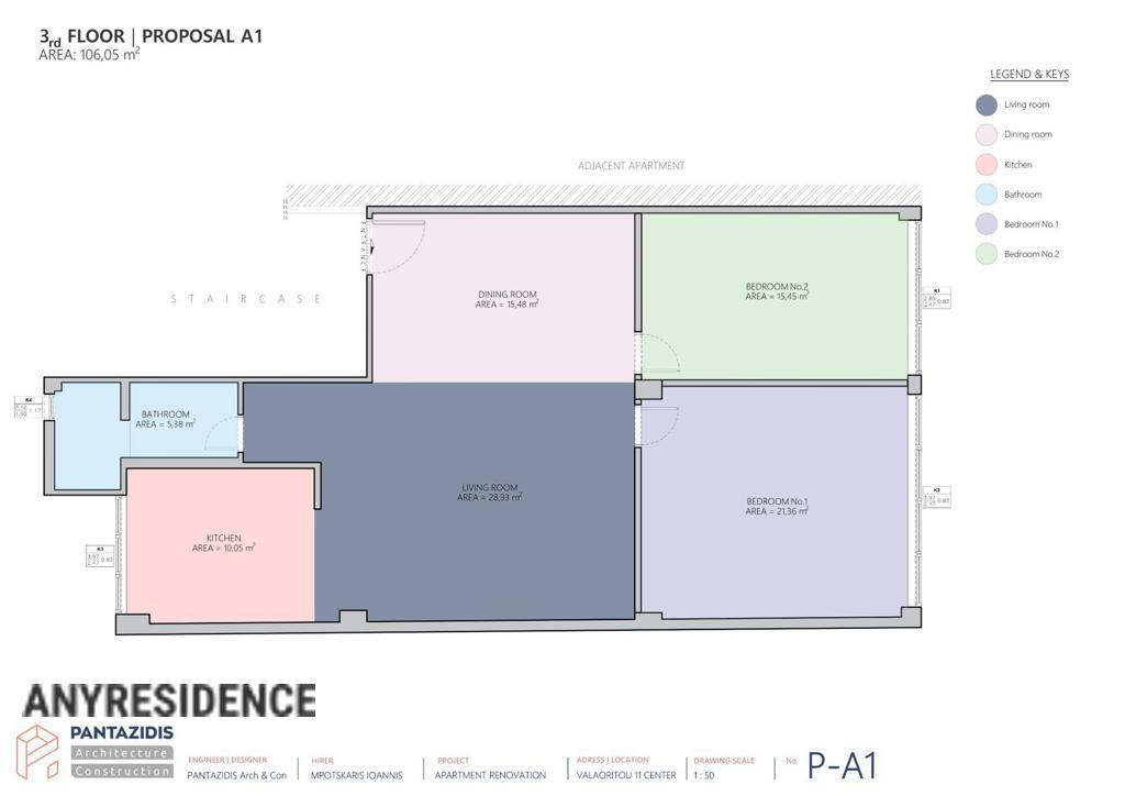 5 room apartment in Thessaloniki, photo #8, listing #2534333