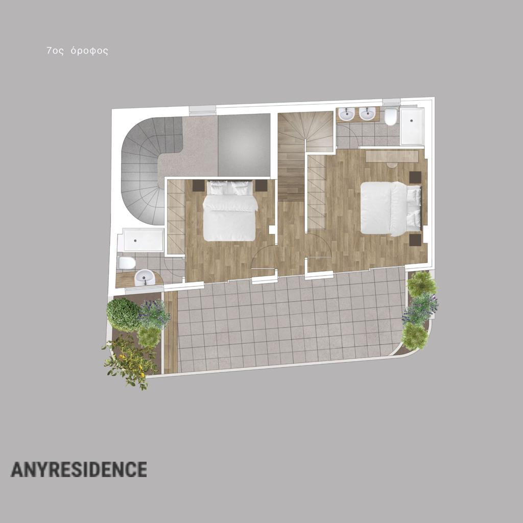 2 room terraced house in Greece, photo #2, listing #2473038