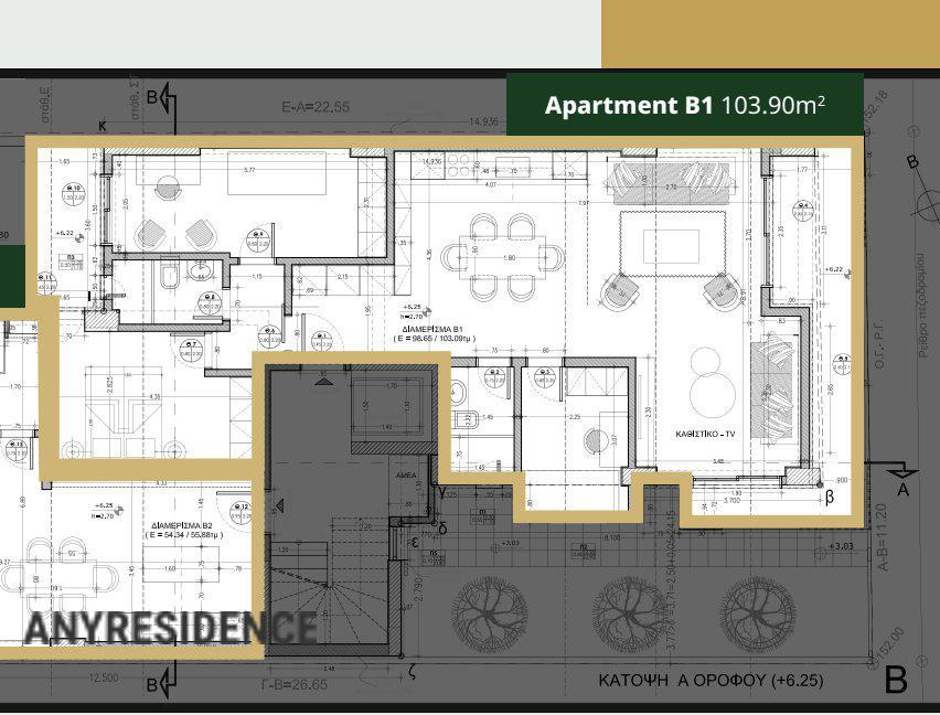 3 room apartment in Athens, photo #1, listing #2471007