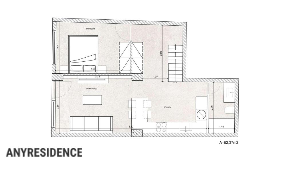 3 room new home in Athens, photo #6, listing #2531592