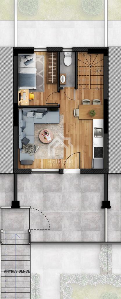 4 room townhome in Sithonia, photo #8, listing #2386856