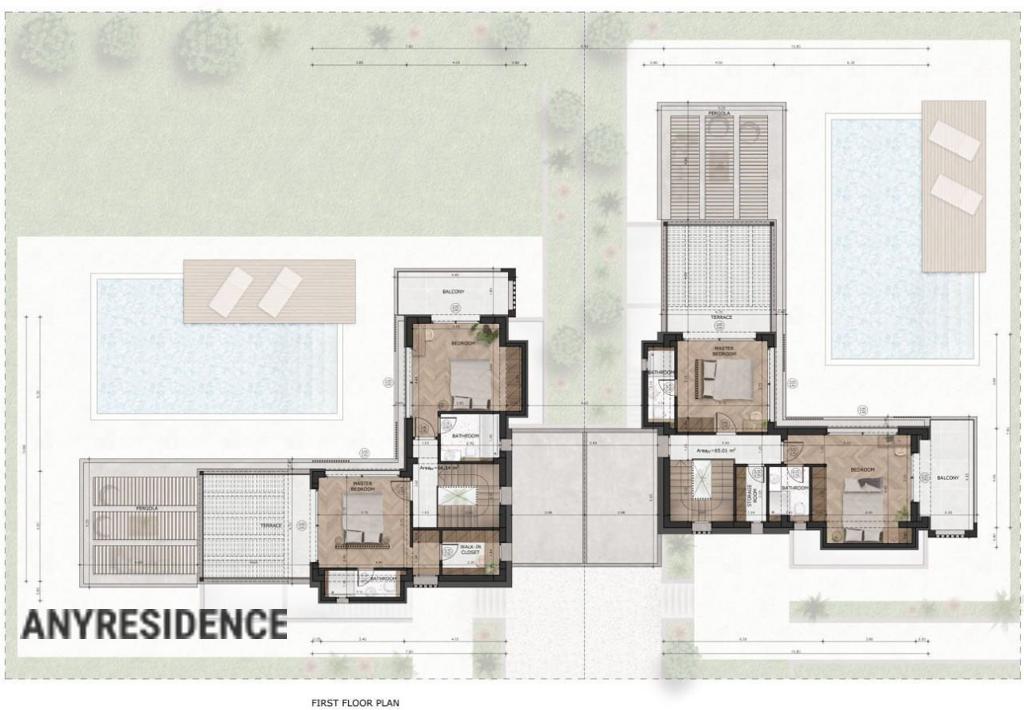 4 room villa in Sani, photo #8, listing #2510610